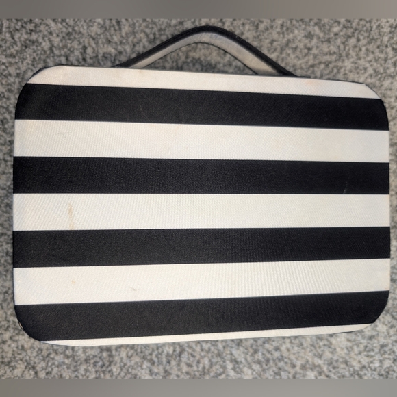 Caboodles Cosmetic Case Striped Travel Bag 8" Make-Up Organizer Storage Y2K - Picture 7 of 10